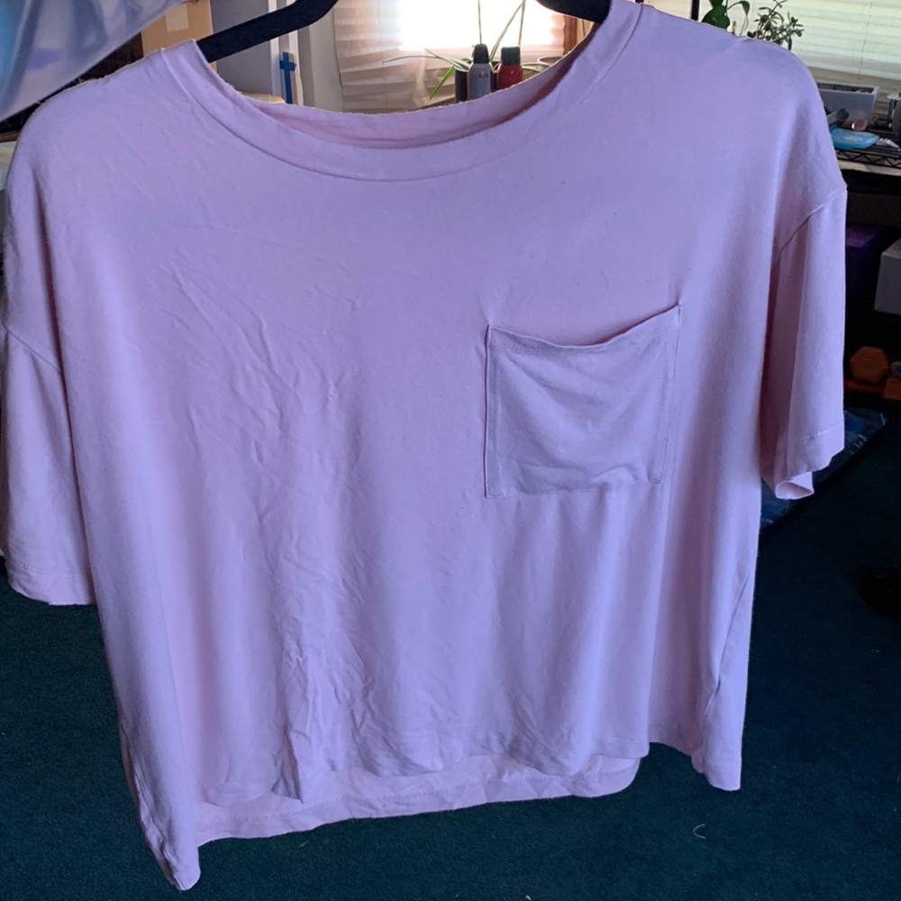 Aerie baggy tshirt pink